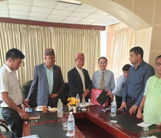 大统生技集团高层至尼泊尔会谈建厂合作